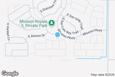 Map image of the property - 2520 San Esteban Dr
