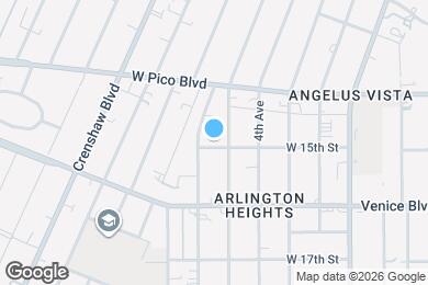 Map image of the property - 3511 W 15th St