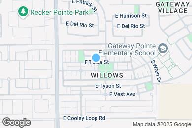 Map image of the property - 2080 S Pheasant Dr