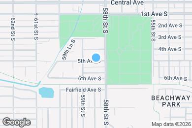 Map image of the property - 5834 5th Ave S
