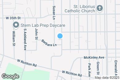 Map image of the property - 3624 Carpenter St