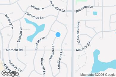 Map image of the property - 2970 Hillsboro Ln