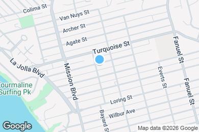 Map image of the property - 935 Sapphire St