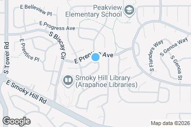 Map image of the property - 19074 E Prentice Cir