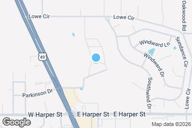 Map image of the property - Southwind