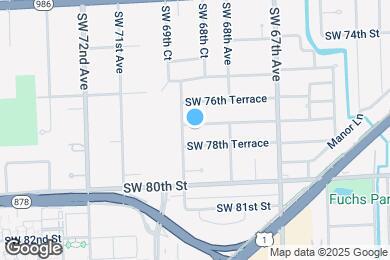 Map image of the property - 6880 SW 77th Ter
