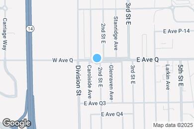 Map image of the property - 144 E Avenue Q