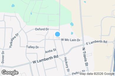 Map image of the property - 317 W McLain Dr