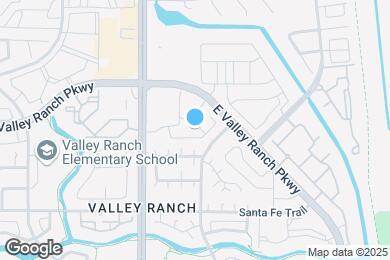 Map image of the property - The Oaks at Valley Ranch