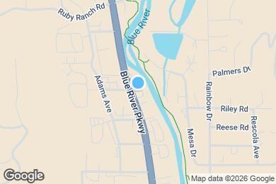 Map image of the property - 1060 Blue River Pkwy