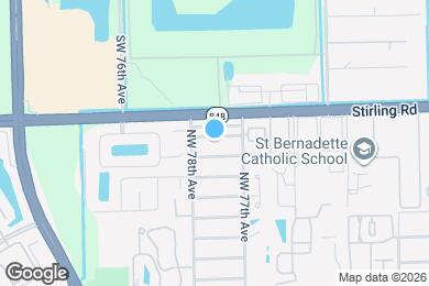 Map image of the property - 7750 NW 42nd St