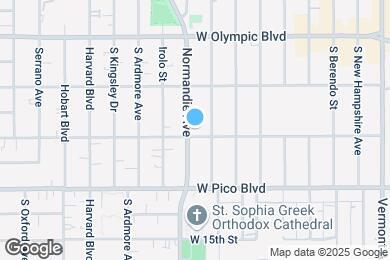 Map image of the property - 1154 Normandie Ave