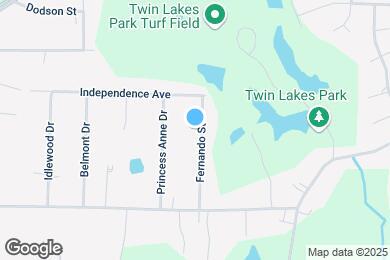 Map image of the property - 445 Fernando St