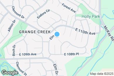 Map image of the property - 4946 E 109th Ct