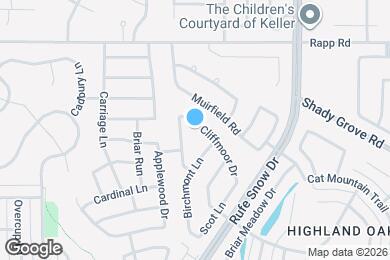 Map image of the property - 720 Cliffmoor Dr