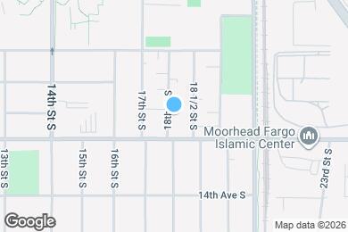 Map image of the property - 1106 18th St S