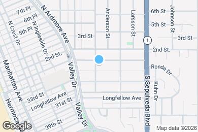 Map image of the property - 108 S Poinsettia Ave