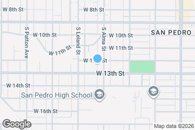 Map image of the property - 1031 W 12th St