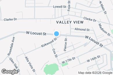 Map image of the property - 735 Kirkwood St