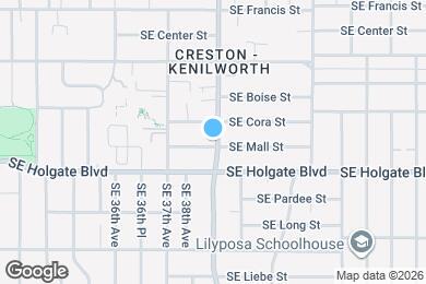 Map image of the property - 3845 SE Mall St