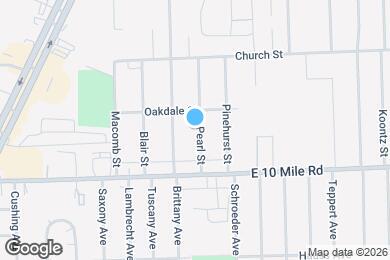 Map image of the property - 25163 Pearl St