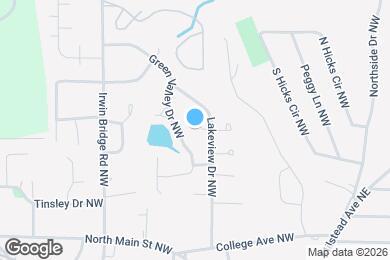 Map image of the property - 1290 Knoll Ct NW