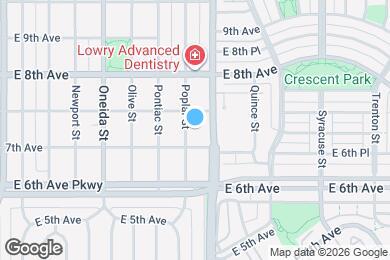Map image of the property - 720 Poplar St