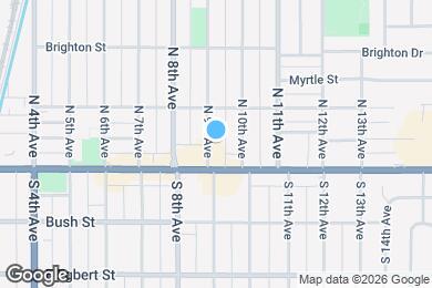 Map image of the property - 32 N 9th Ave