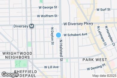 Map image of the property - 2672 N Halsted St
