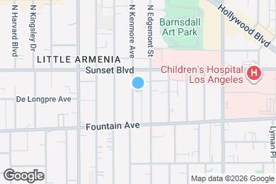 Map image of the property - 1410 N Kenmore Ave