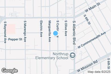 Map image of the property - 201 S Curtis Ave