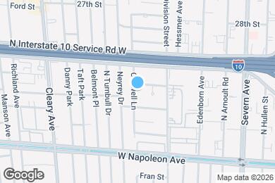 Map image of the property - 2421 Caswell Ln