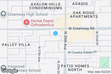 Map image of the property - 3531 W Caribbean Ln