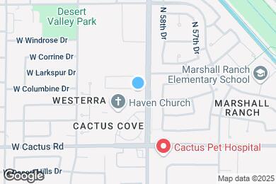 Map image of the property - 5913 W Columbine Dr