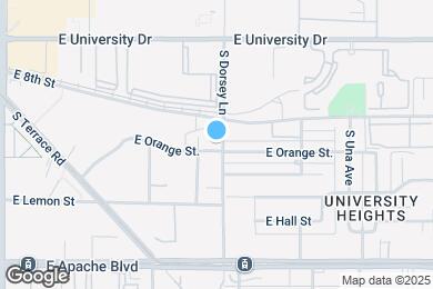 Map image of the property - 910 S Dorsey Ln