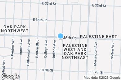 Map image of the property - 3415 E 35th St
