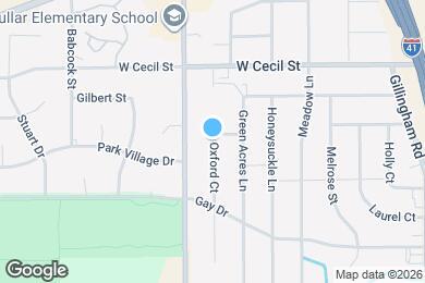Map image of the property - 1045 Oxford Ct