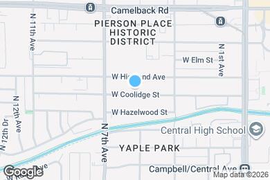 Map image of the property - 506 W Coolidge St