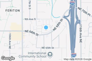 Map image of the property - 11104 NE 68th St