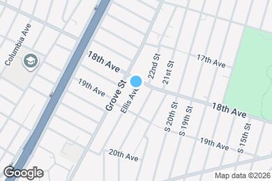 Map image of the property - 318 Ellis Ave