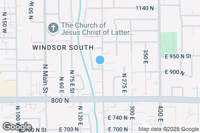 Map image of the property - 199 E 910 N
