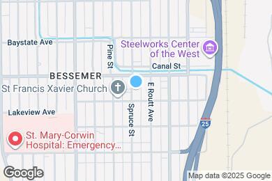 Map image of the property - 1716 Spruce St