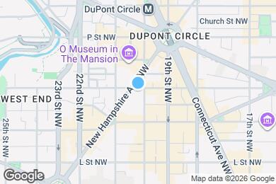 Map image of the property - The Samuel at Dupont Circle