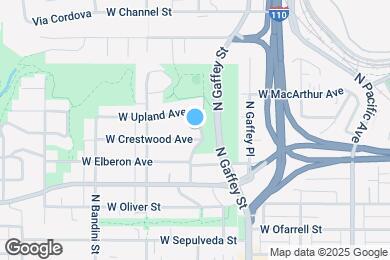 Map image of the property - 719 N Cabrillo Ave