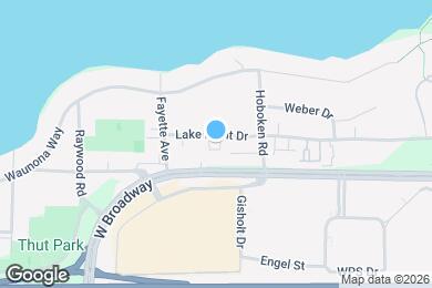 Map image of the property - Lake Point Apartments