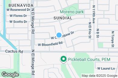 Map image of the property - 12119 W Columbine Dr