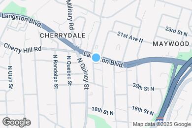 Map image of the property - 2076 N Oakland St