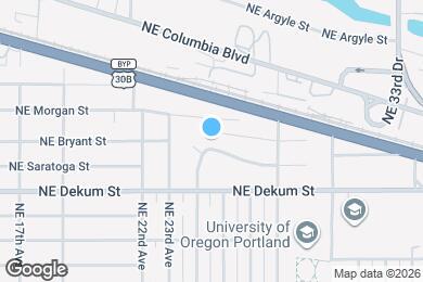 Map image of the property - 2429 NE Saratoga St