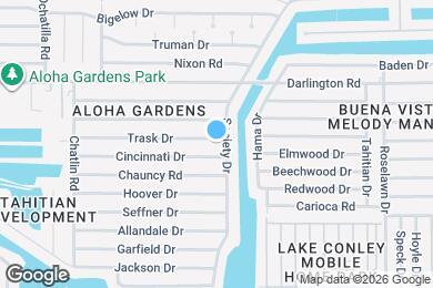 Map image of the property - 3600 Trask Dr