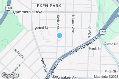 Map image of the property - 321 Kedzie St
